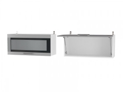 Шкаф горизонтальный со стеклом Бронкс ПГВ80 ШхВхГ 800х360х308 мм